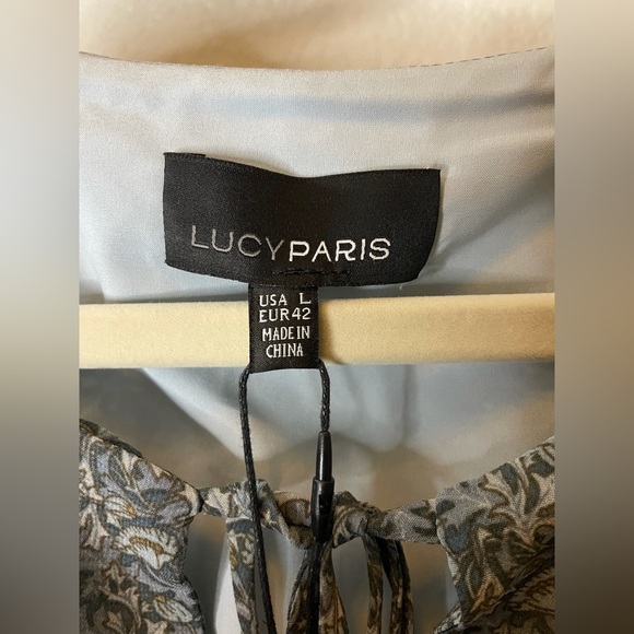 Blue Mini Dress Large NWT - Picture 3 of 13